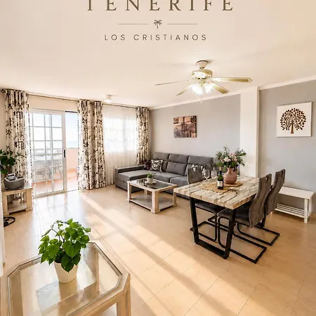 Ocean View & Sunset - Cristianos Apartament *