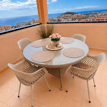 Ocean View & Sunset - Cristianos Apartament *